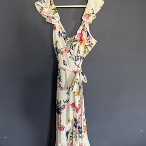 Floral Ruffle Maxi Dress